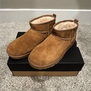 Men’s Ugg UltraMini Fuzzy Suede (Chestnut)